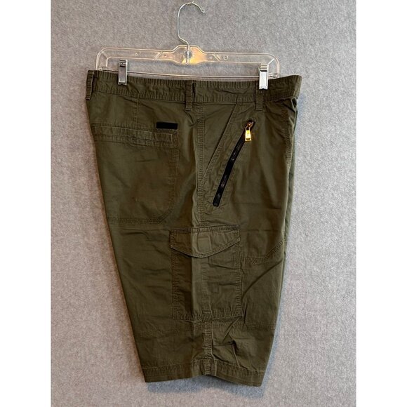 Sean John Hip Hop Cargo Skateboard Shorts Men Size 36 Green - Picture 8 of 10